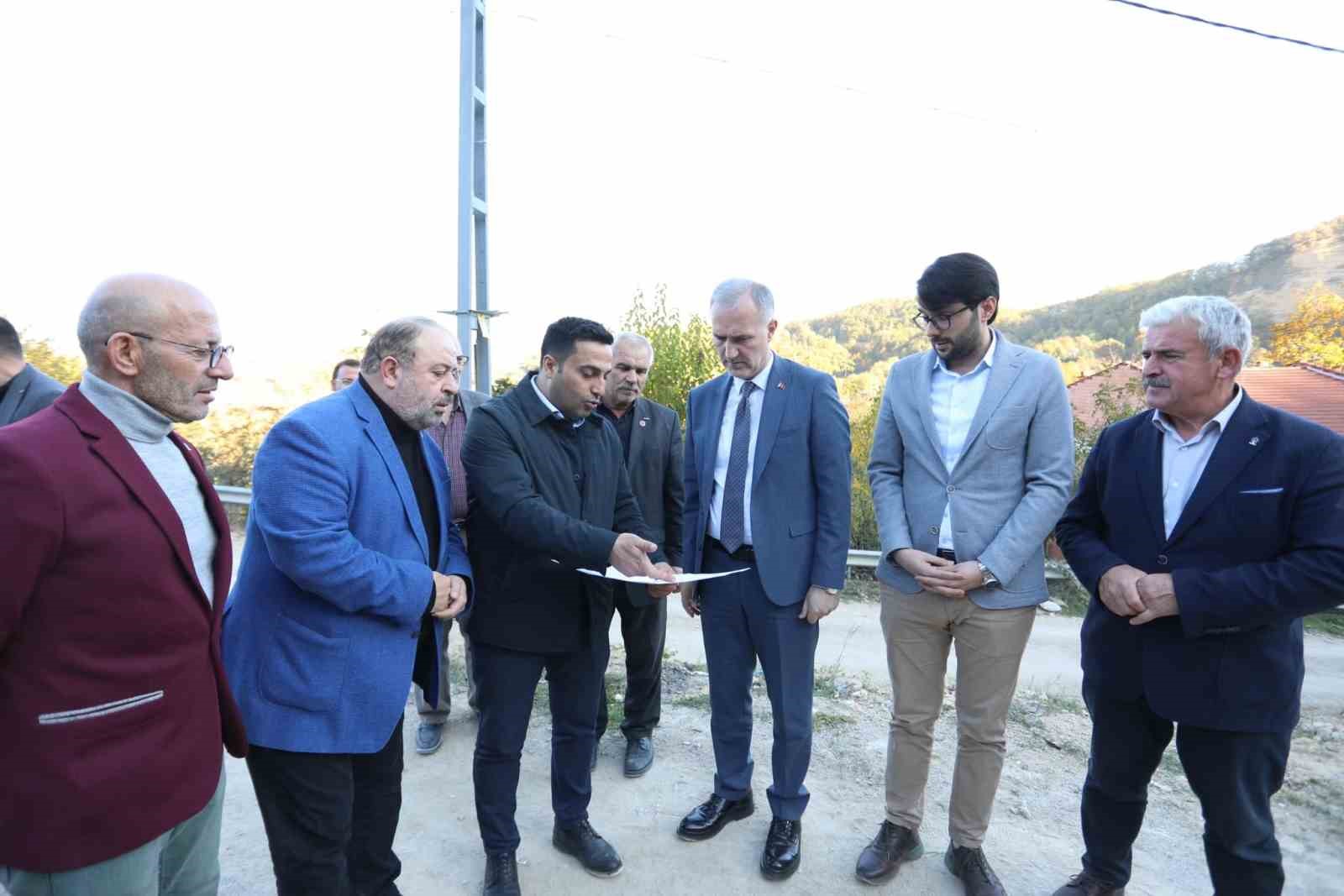 İNEGÖL BELEDİYESİ KIRSAL MAHALLELERDE YATIRIMLARINA DEVAM EDİYOR