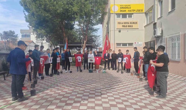 Karacabey Anadolu İmam-Hatip Lisesi'nden Anlamlı Bir Proje: Şehitler İçin Gül Fidanları