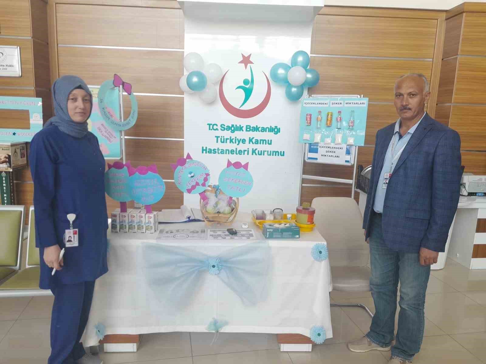 KARAPINAR’DA DİYABET FARKINDALIK ETKİNLİĞİ GERÇEKLEŞTİRİLDİ