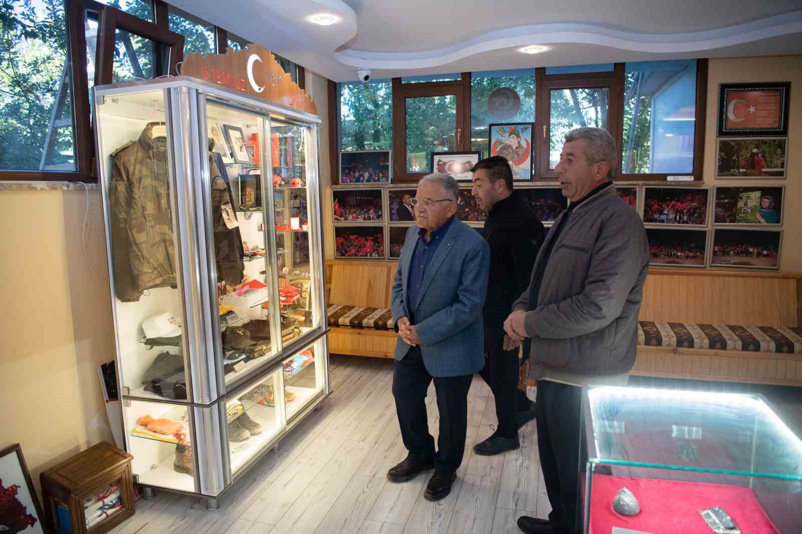 KAYSERİ BÜYÜKŞEHİR BELEDİYE BAŞKANI ŞEHİT CENNET YİĞİT’İN AİLESİNİ ZİYARET ETTİ