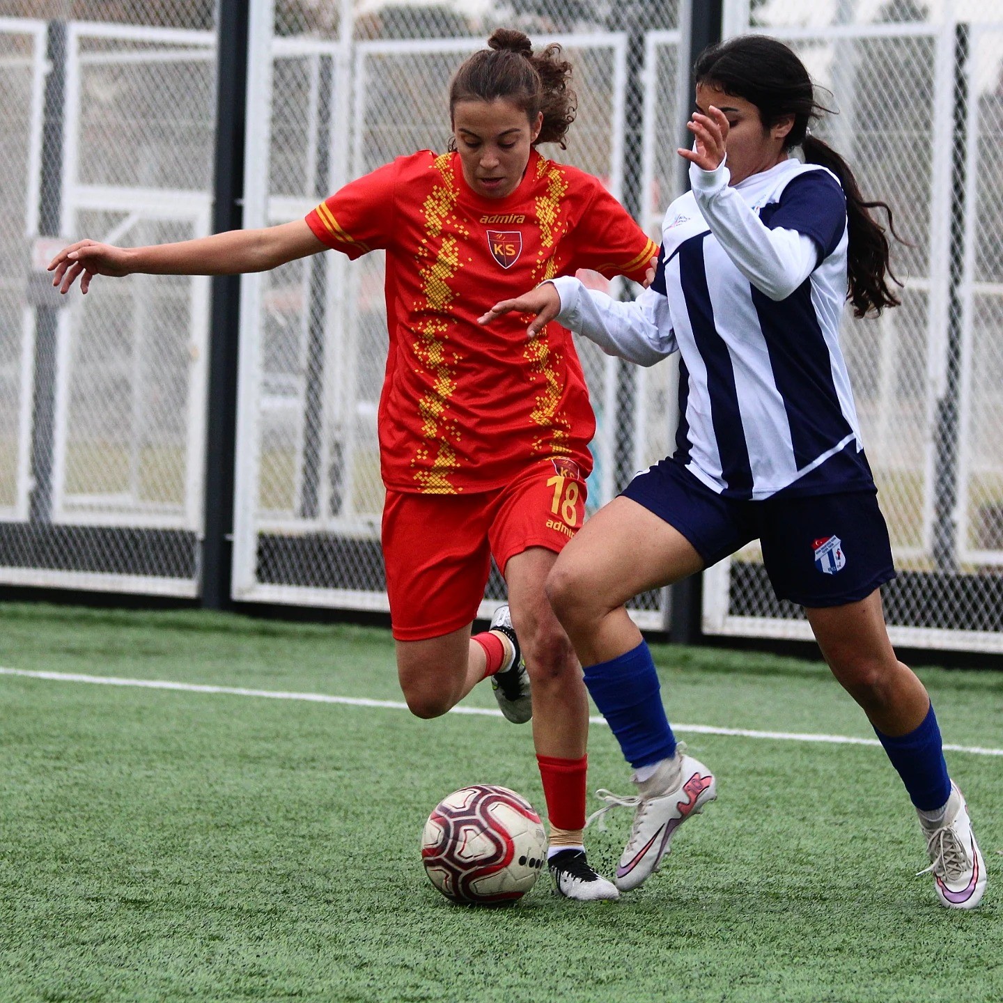KAYSERİ KADIN FK, ADANA İDMAN YURDU'NU MAĞLUP ETTİ