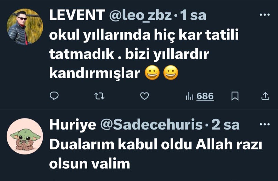 KAYSERİ VALİSİNİN KAR TATİLİ AÇIKLAMASINA ÖĞRENCİLERDEN KOMİK YORUMLAR