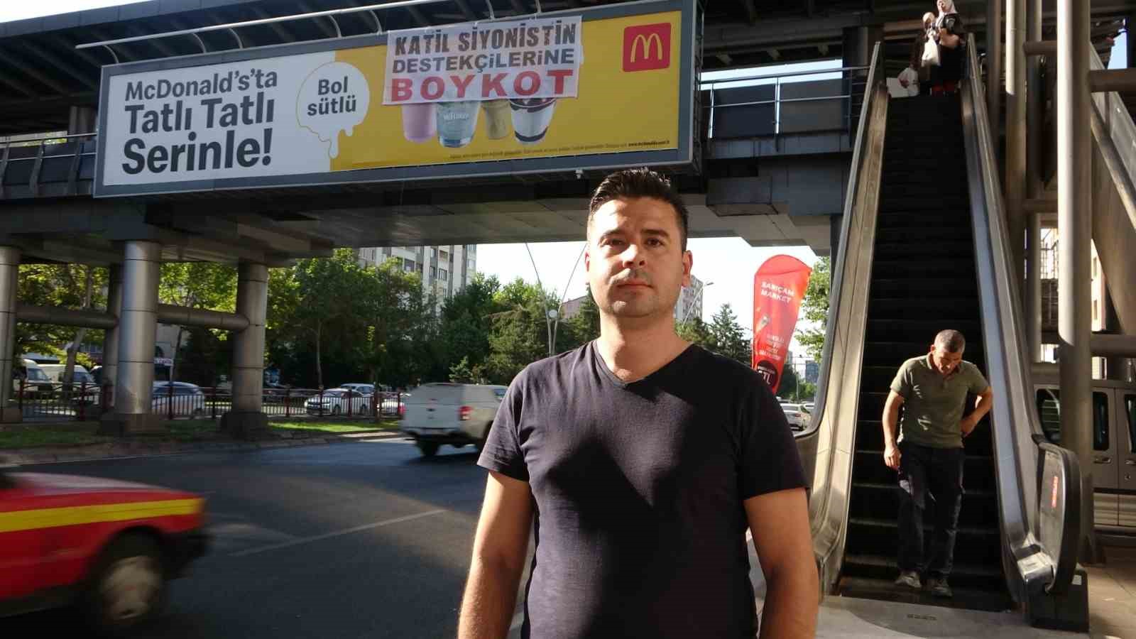KAYSERİ’DE MCDONALD’S BOYKOTU SÜRÜYOR