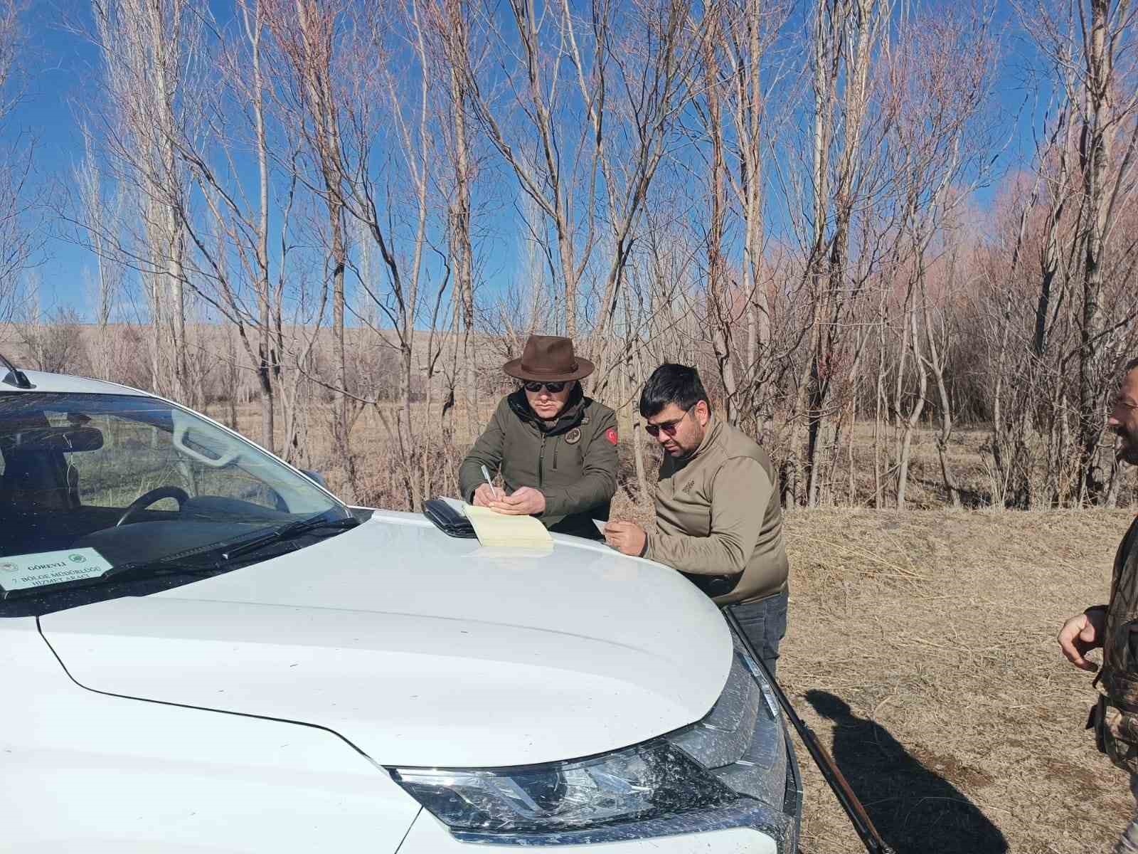 KAYSERİ’DE YASA DIŞI AV YAPANLARA İŞLEM YAPILDI