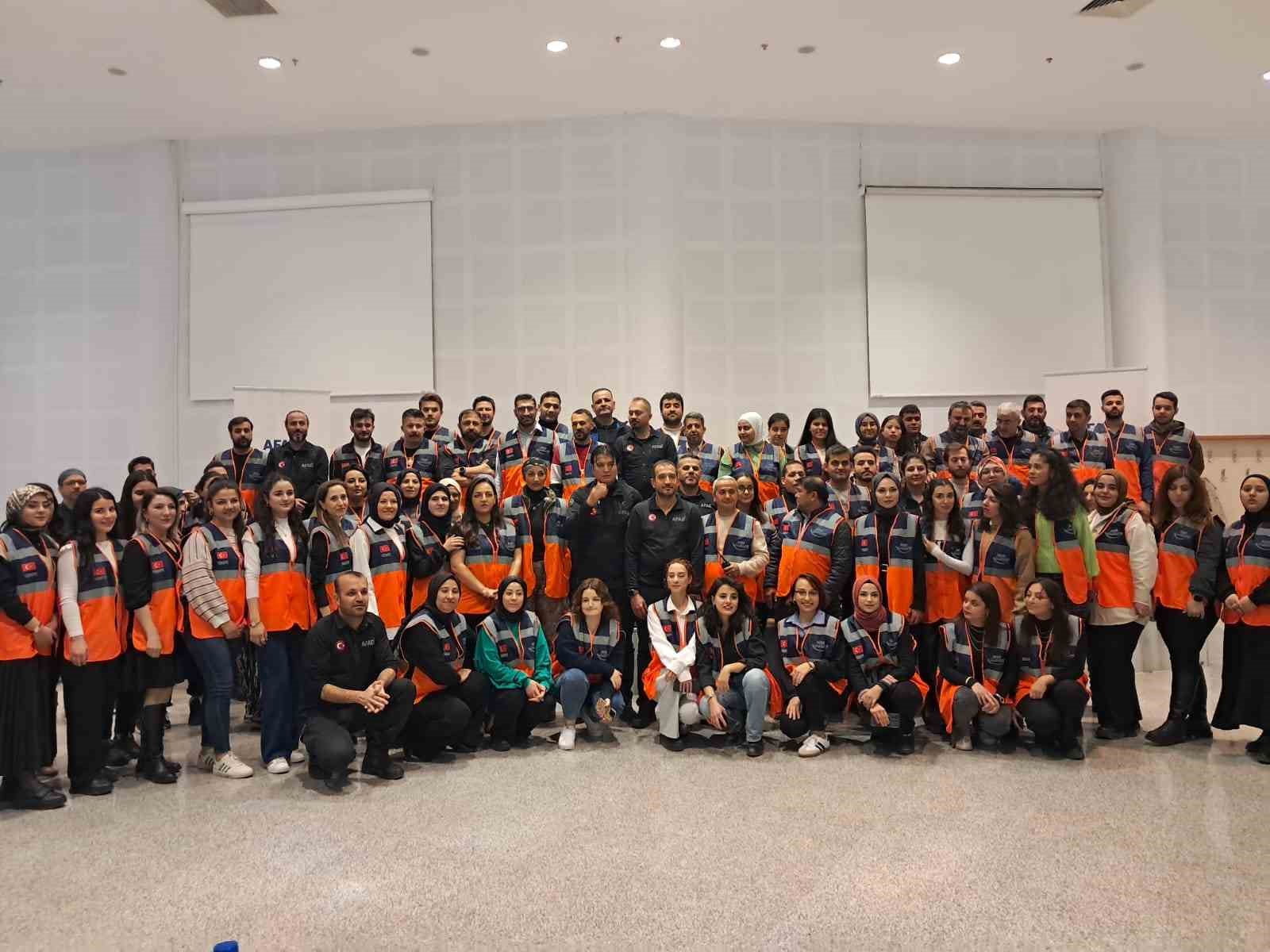 KİLİS AFAD DESTEK GÖNÜLLÜLERİNDEN REKOR KATILIM