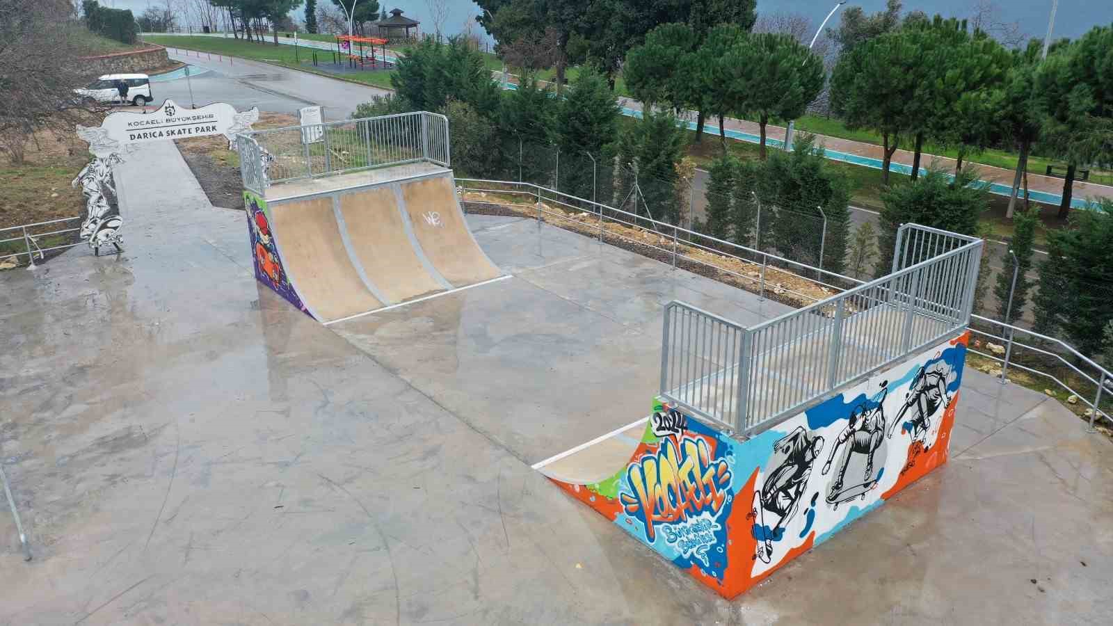 KOCAELİ’DE GENÇLER İÇİN YENİ SKATE PARK AÇILDI