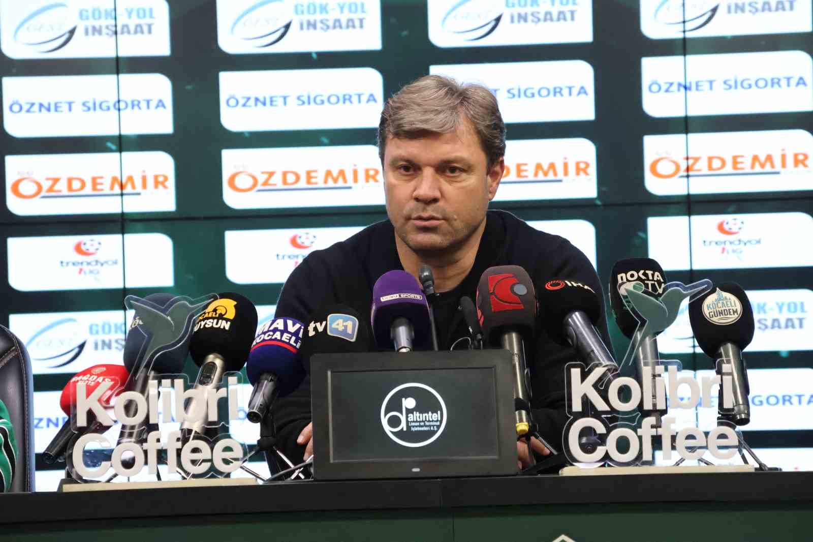 KOCAELİSPOR TEKNİK DİREKTÖRÜ ERTUĞRUL SAĞLAM: ADANASPOR MAÇINI DEĞERLENDİRDİ