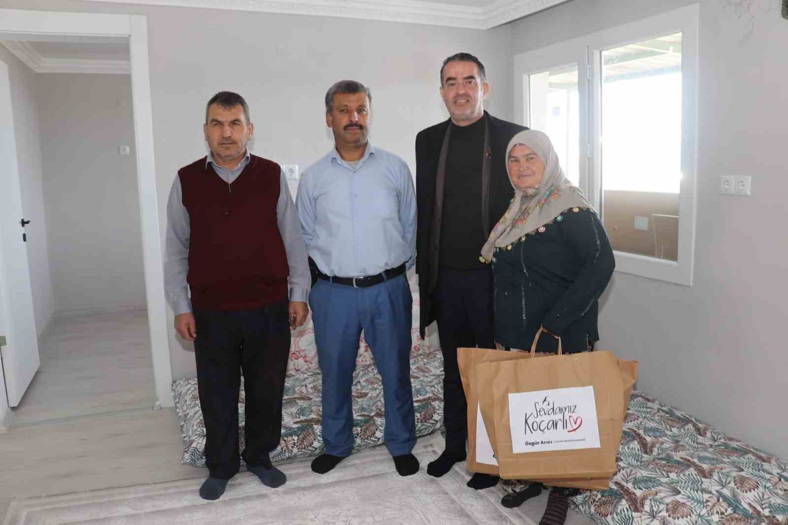 KOÇARLI BELEDİYE BAŞKANI HAVVA TUGAN'A YARDIM ETTİ