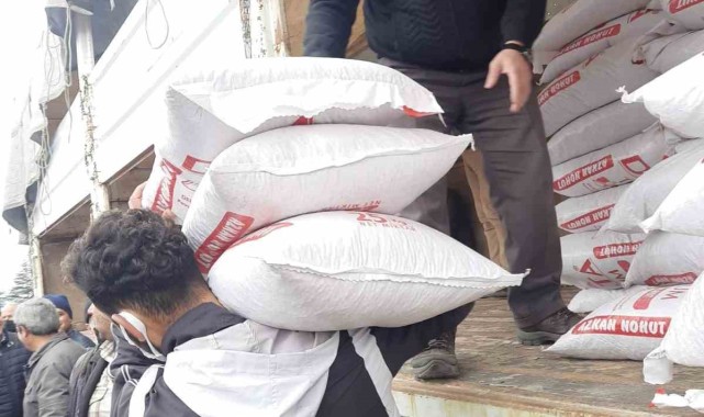 Konya Beyşehir İlçesinde Çiftçilere Nohut Tohumu Hibe Desteği