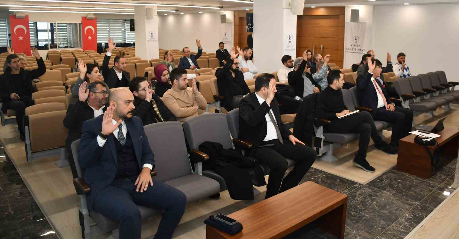 KONYA SANAYİ ODASI BÜSAT GENEL KURULU GERÇEKLEŞTİRİLDİ