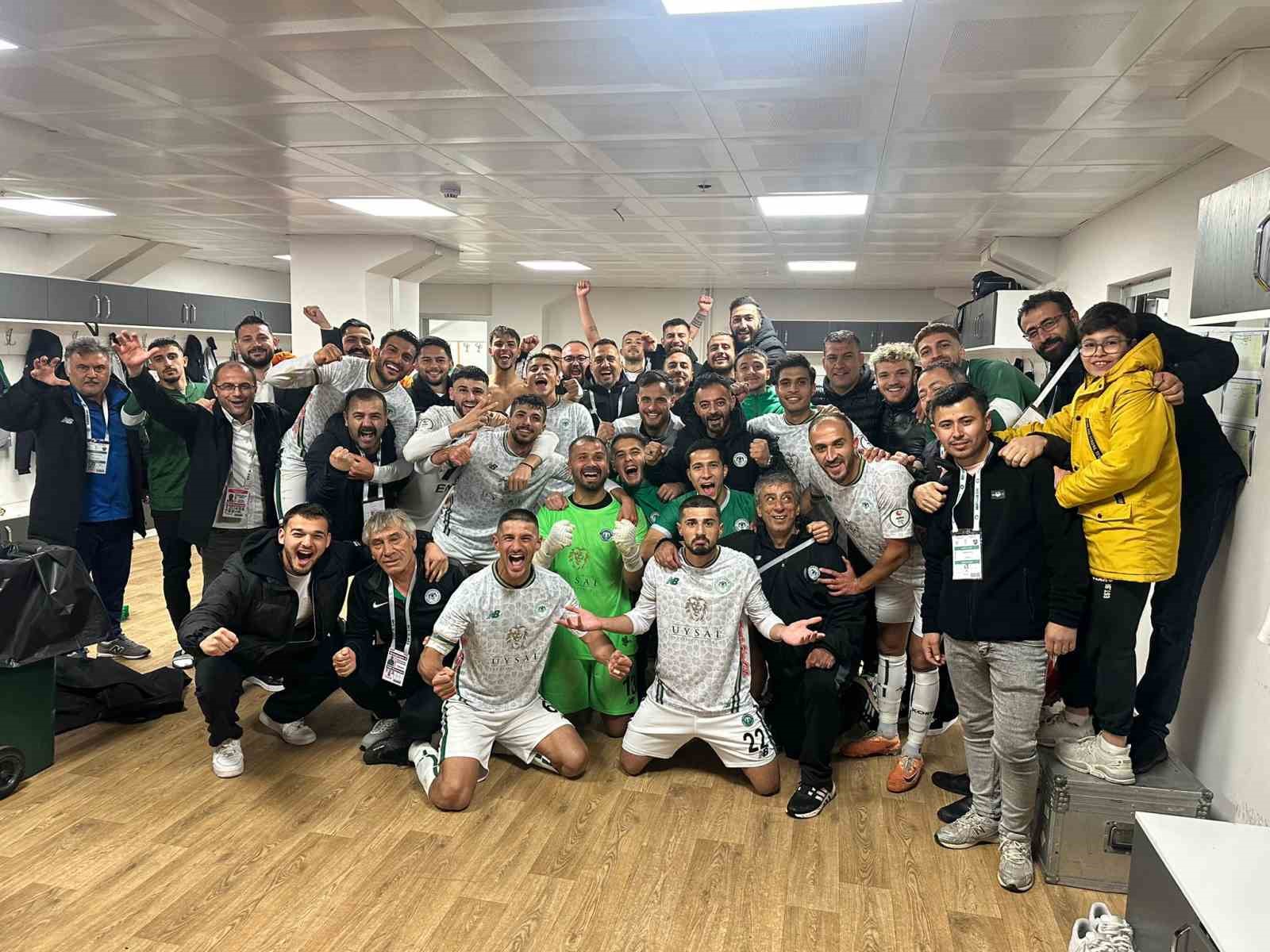KONYASPOR, 9 MAÇ SONRA GALİBİYETLE TANIŞTI