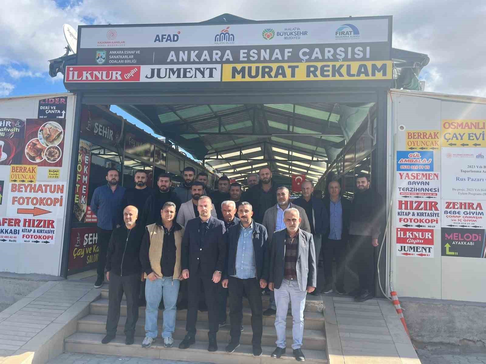 MAGİNDER BAŞKANI ANKARA ESNAF ÇARŞISI'NA ZİYARET GERÇEKLEŞTİRDİ