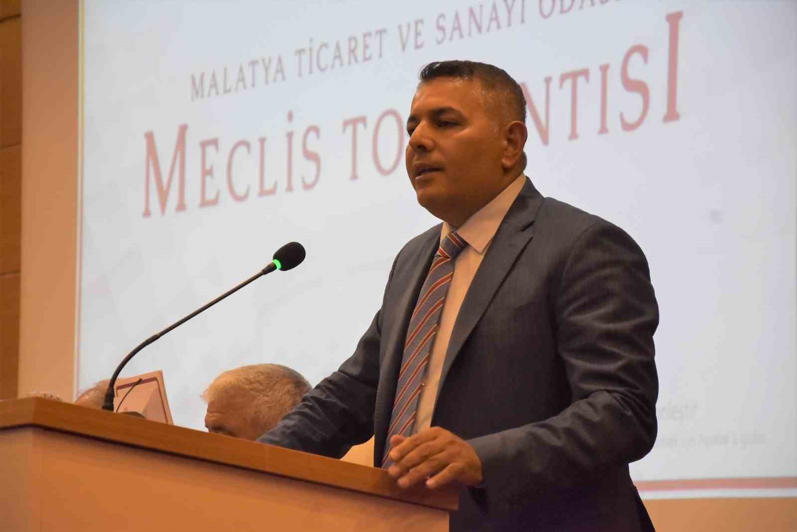 MALATYA TİCARET VE SANAYİ ODASI YERİNDE DÖNÜŞÜM PROJELERİNİN HIZLANDIRILMASINI TALEP EDİYOR