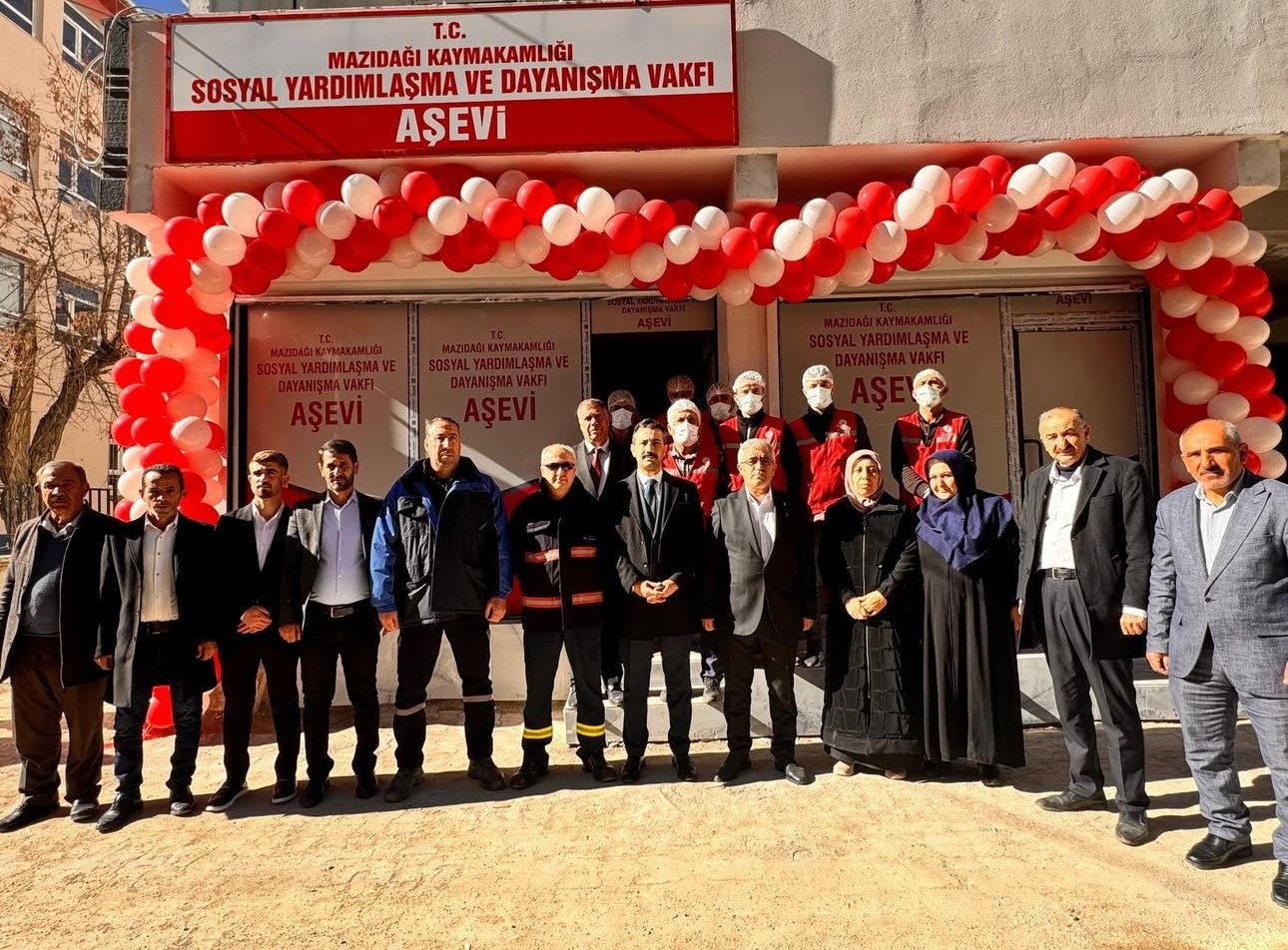 MARDİN MAZIDAĞI'NDA AŞ EVİ AÇILDI