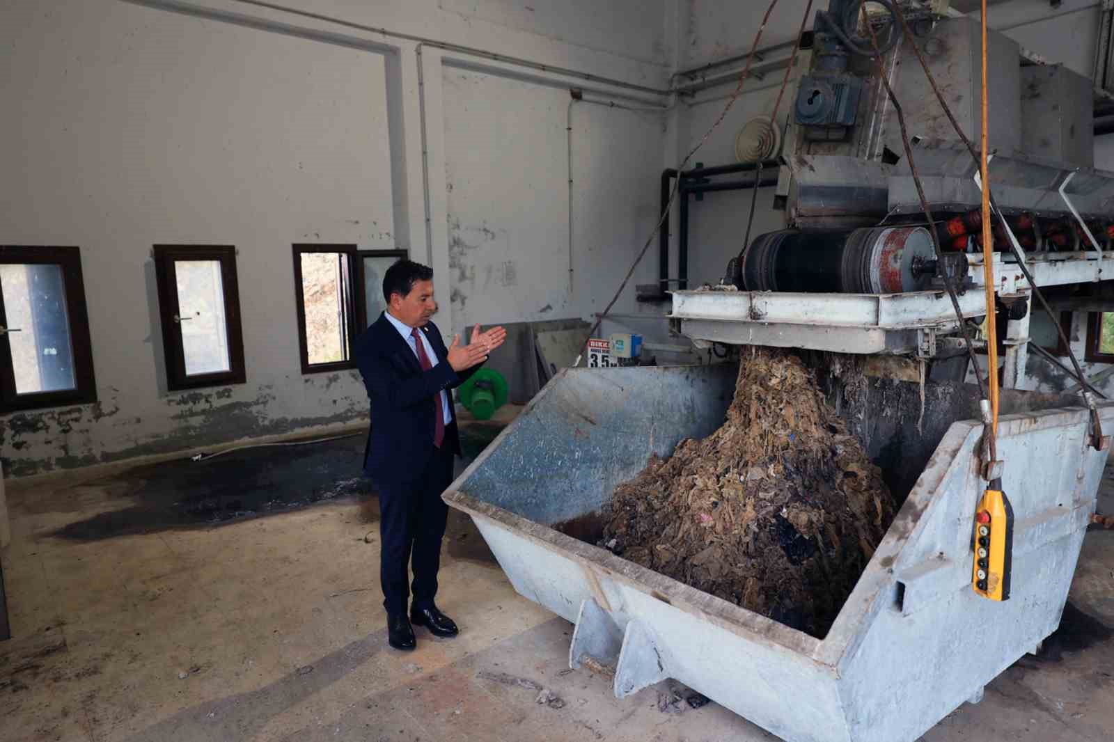 MENTEŞE İLÇESİNDE ARITMA TESİSİ ÇAMURUNU GÜBREYE DÖNÜŞTÜRECEK YENİ PROJE