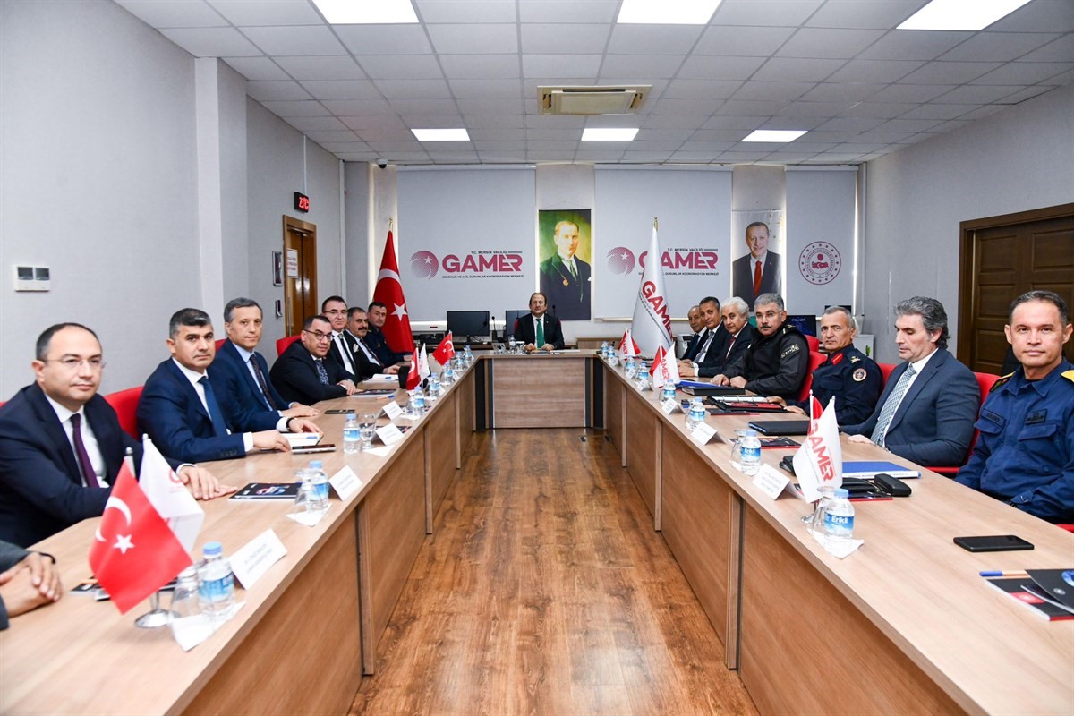 MERSİN VALİLİĞİNDEN GÜVENLİK RAPORU