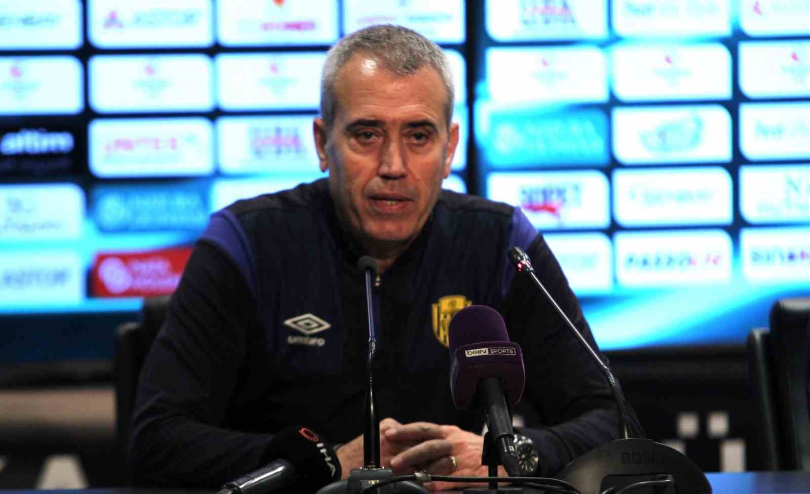 MKE ANKARAGÜCÜ TEKNİK DİREKTÖRÜ KEMAL ÖZDEŞ MAÇ SONRASI AÇIKLAMALARINI YAPTI