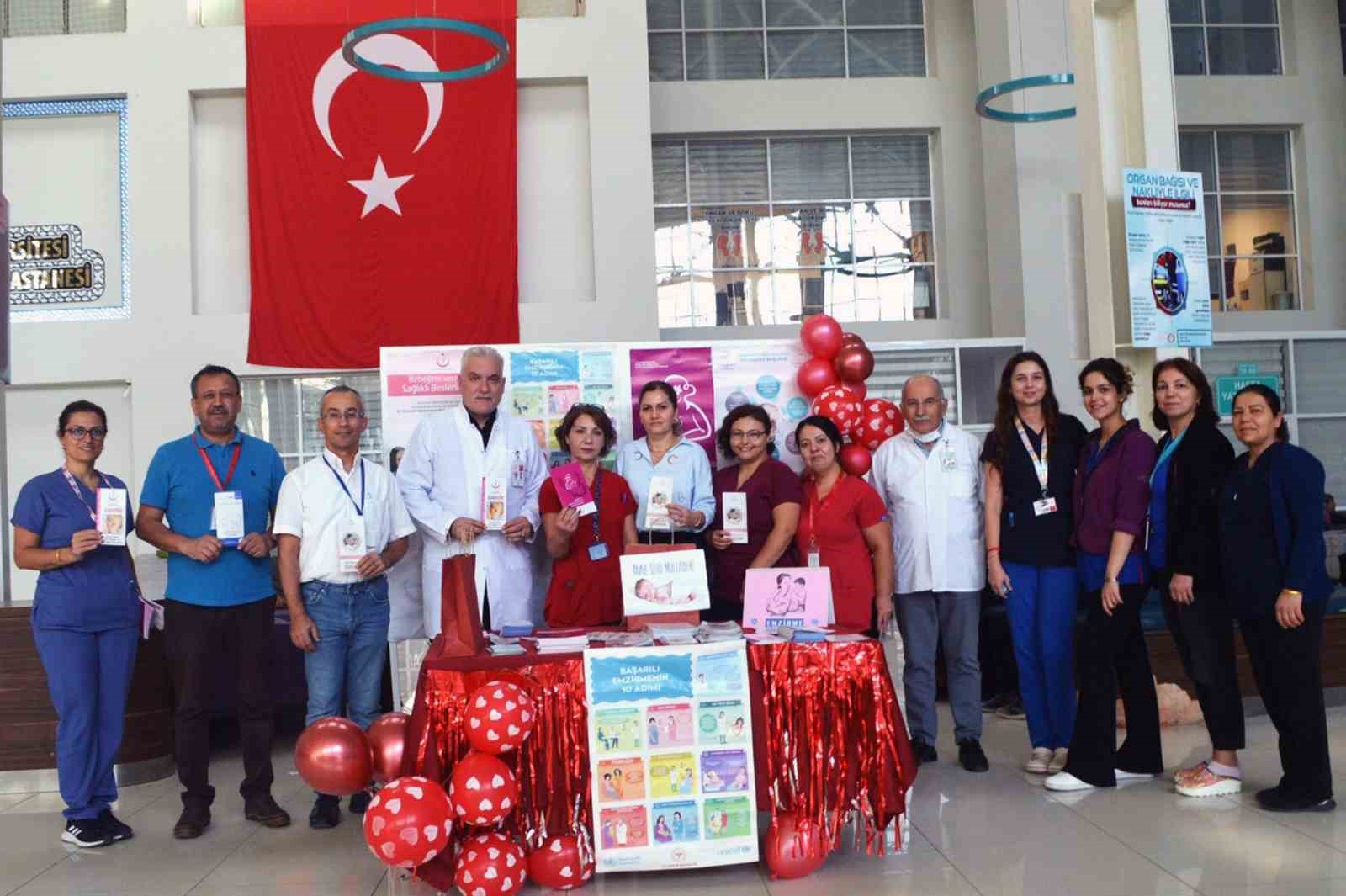 MUĞLA EĞİTİM VE ARAŞTIRMA HASTANESİNDE ANNE SÜTÜ VE EMZİRME FARKINDALIĞI OLUŞTURULDU