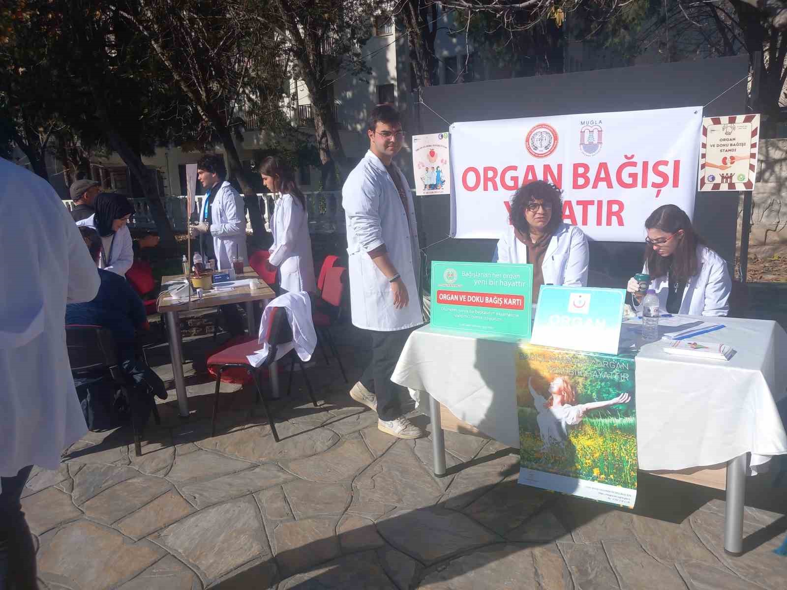 MUĞLA'DA ORGAN BAĞIŞI ETKİNLİĞİ BÜYÜK İLGİ GÖRDÜ