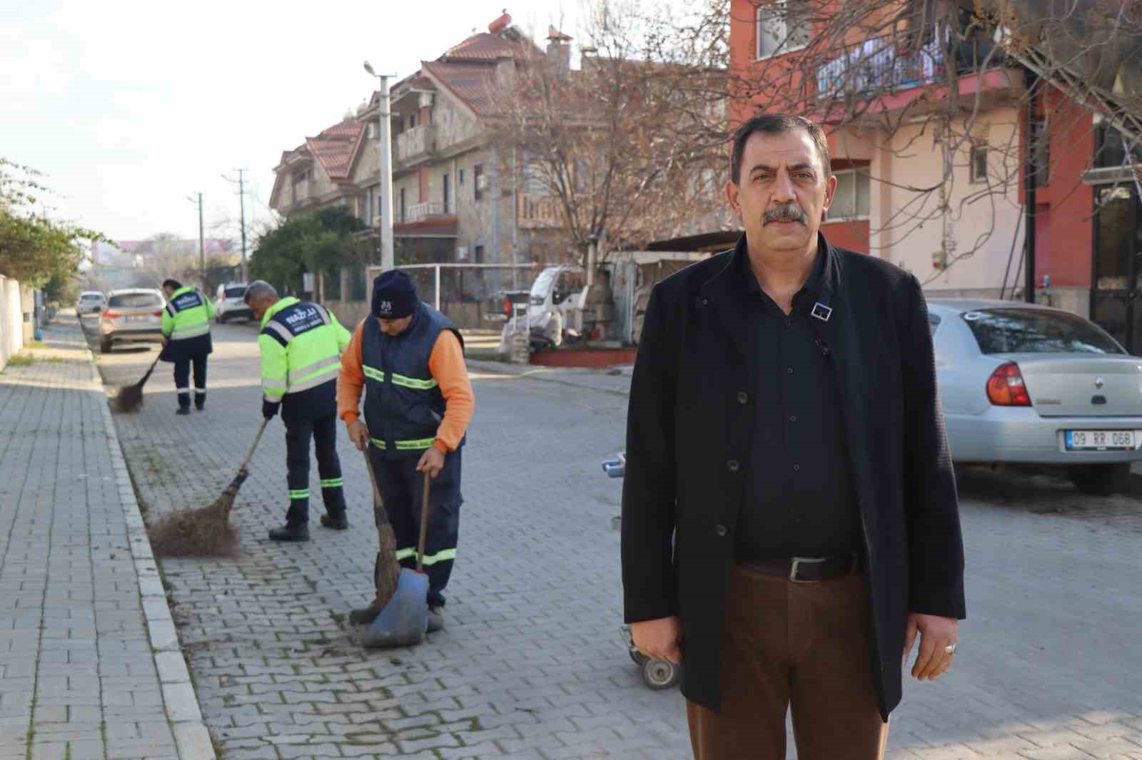 NAZİLLİ BELEDİYESİ HIZ KESMEDEN TEMİZLİK ÇALIŞMALARINA DEVAM EDİYOR
