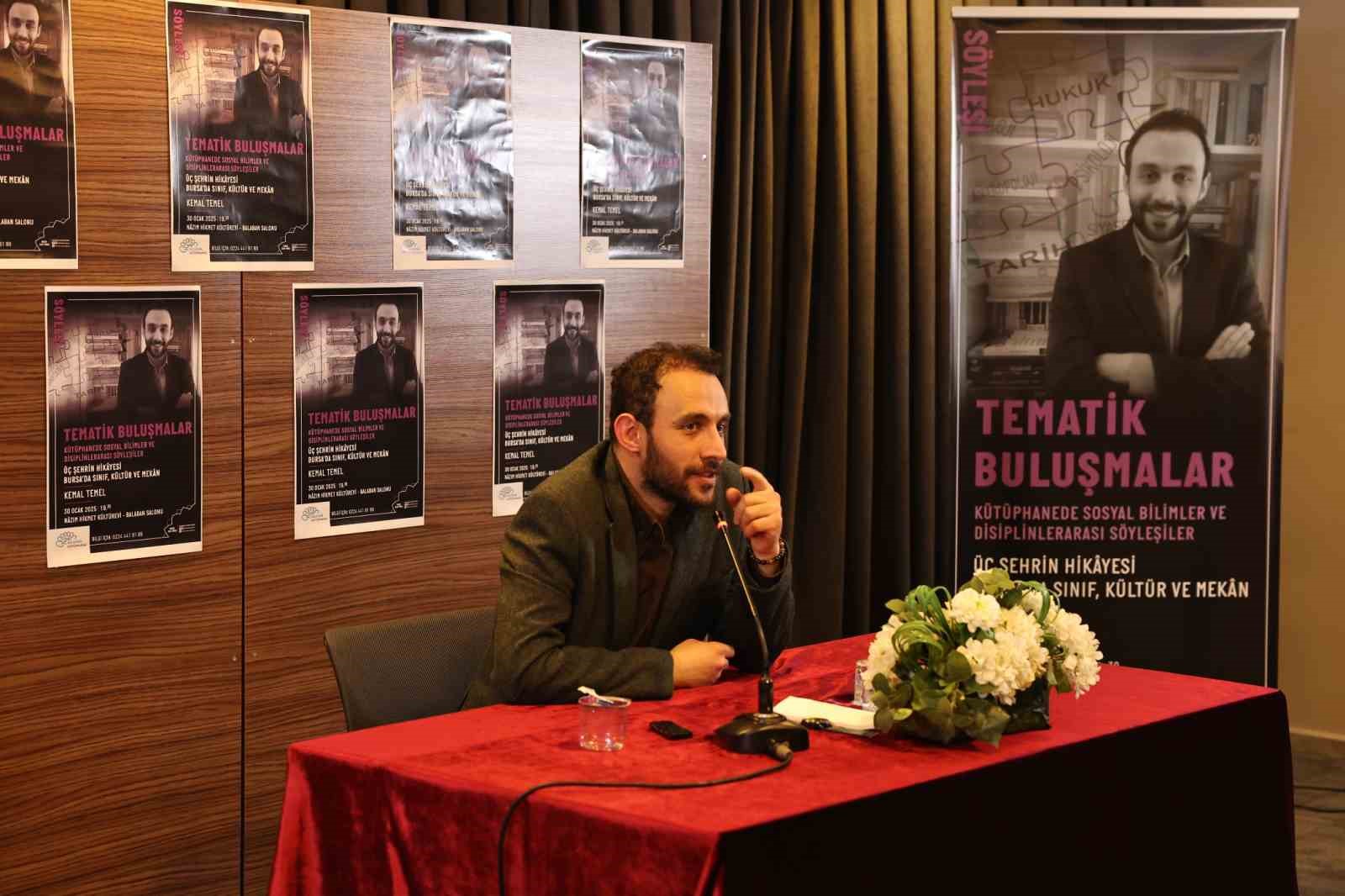 NİLÜFER BELEDİYESİ SOSYAL BİLİMLER SÖYLEŞİLERİNE BAŞLIYOR