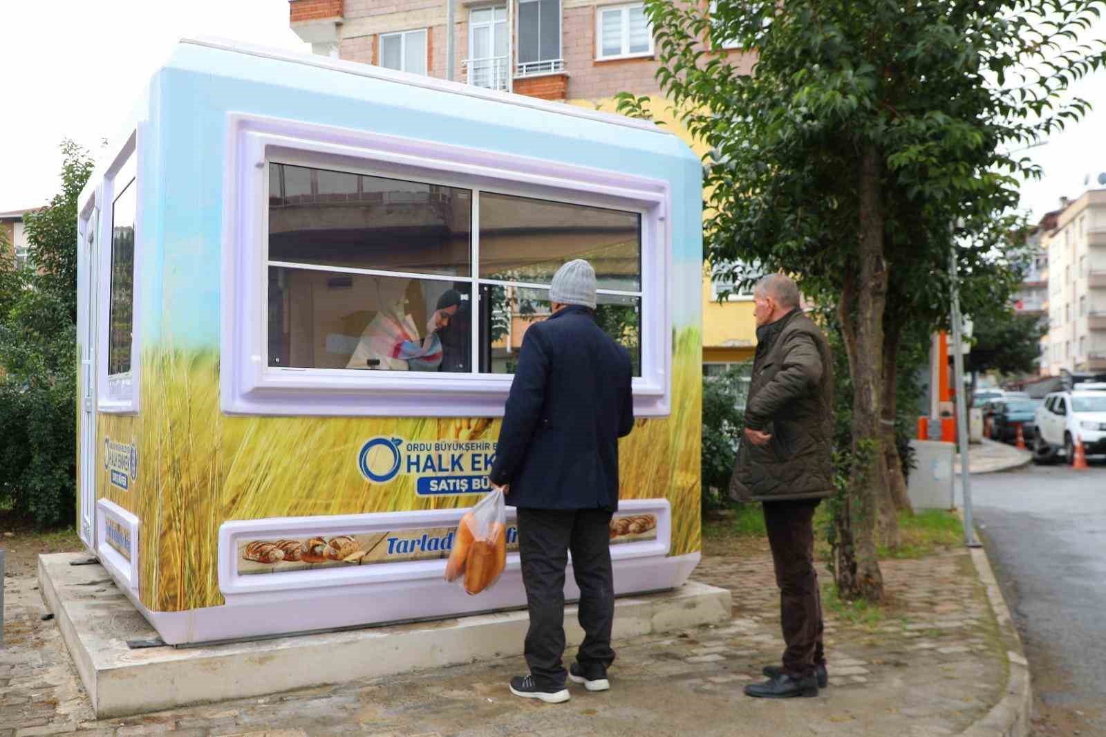 ORDU'DA HALK EKMEK BÜFELERİ HİZMETE GİRDİ