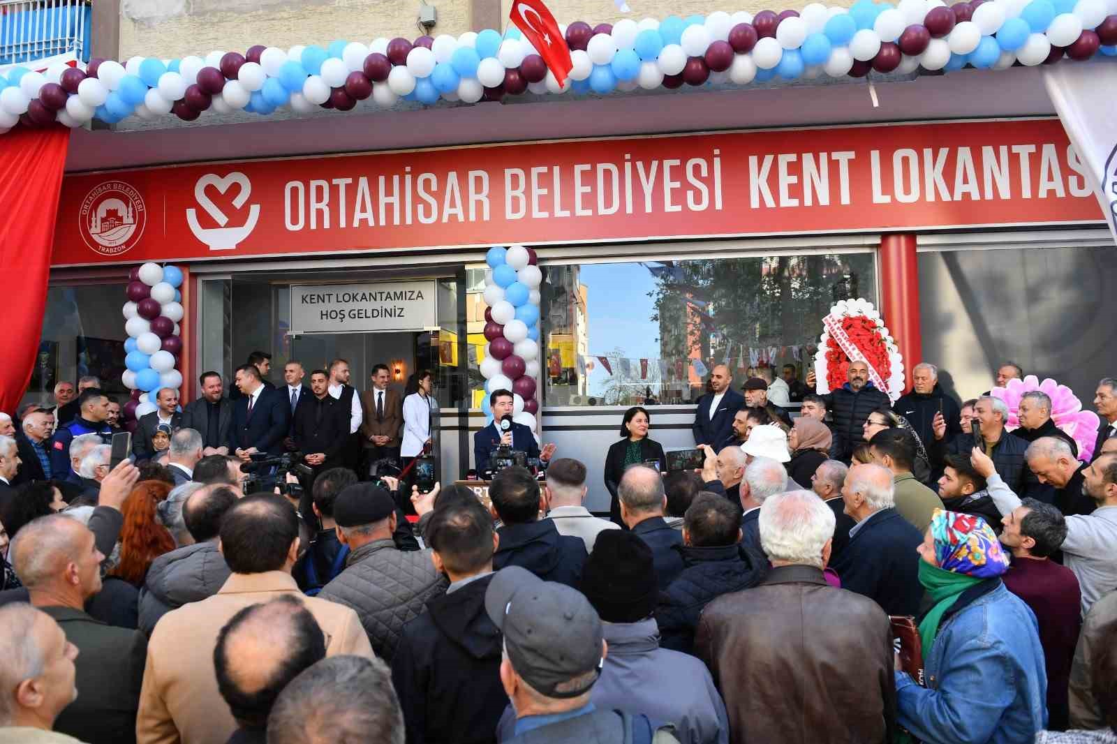 ORTAHİSAR BELEDİYESİ İKİNCİ KENT LOKANTASINI AÇTI