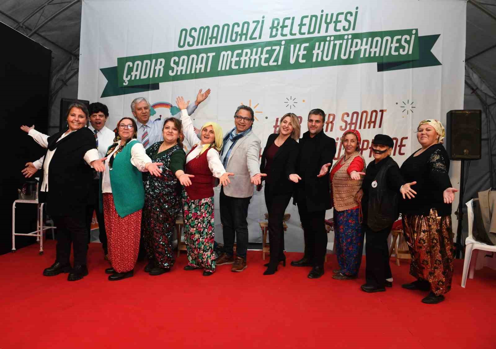 OSMANGAZİ BELEDİYESİ ÇADIR SANAT MERKEZİ VE KÜTÜPHANESİ'NDE KÜLTÜR VE SANAT ETKİNLİKLERİ
