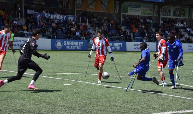 Şahinbey Belediye Spor Kulübü Ampute Futbol Takımı Şampiyonluk Yolunda İlerliyor