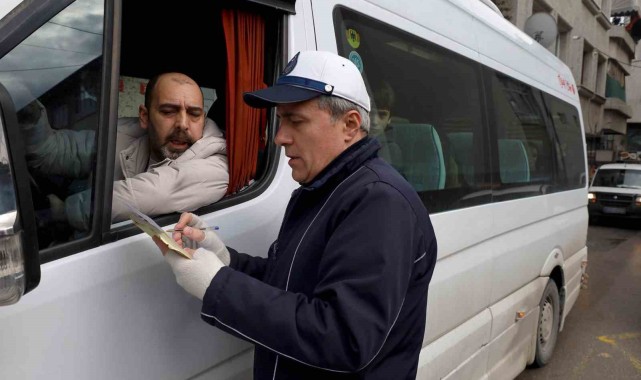 Sakarya Zabıtası Okul Servislerini Denetledi
