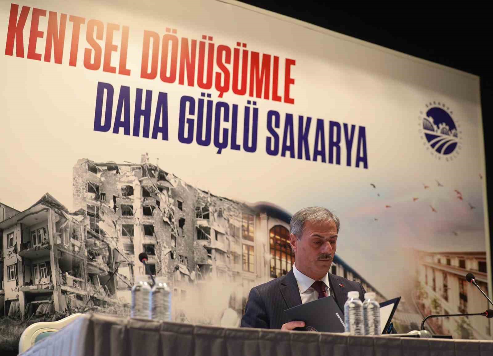 SAKARYA'DA DEPREM HAZIRLIĞI İÇİN DÖNÜŞÜM SEFERBERLİĞİ