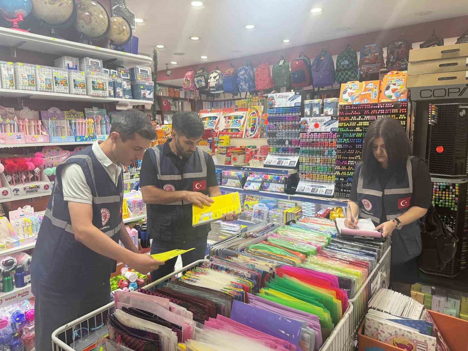 SAKARYA’DA KIRTASİYE ÜRÜNLERİ DENETLENDİ