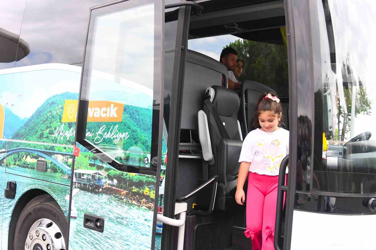 SAMSUN BÜYÜKŞEHİR BELEDİYESİ TURİZM OTOBÜSLERİ HİZMETE GİRDİ