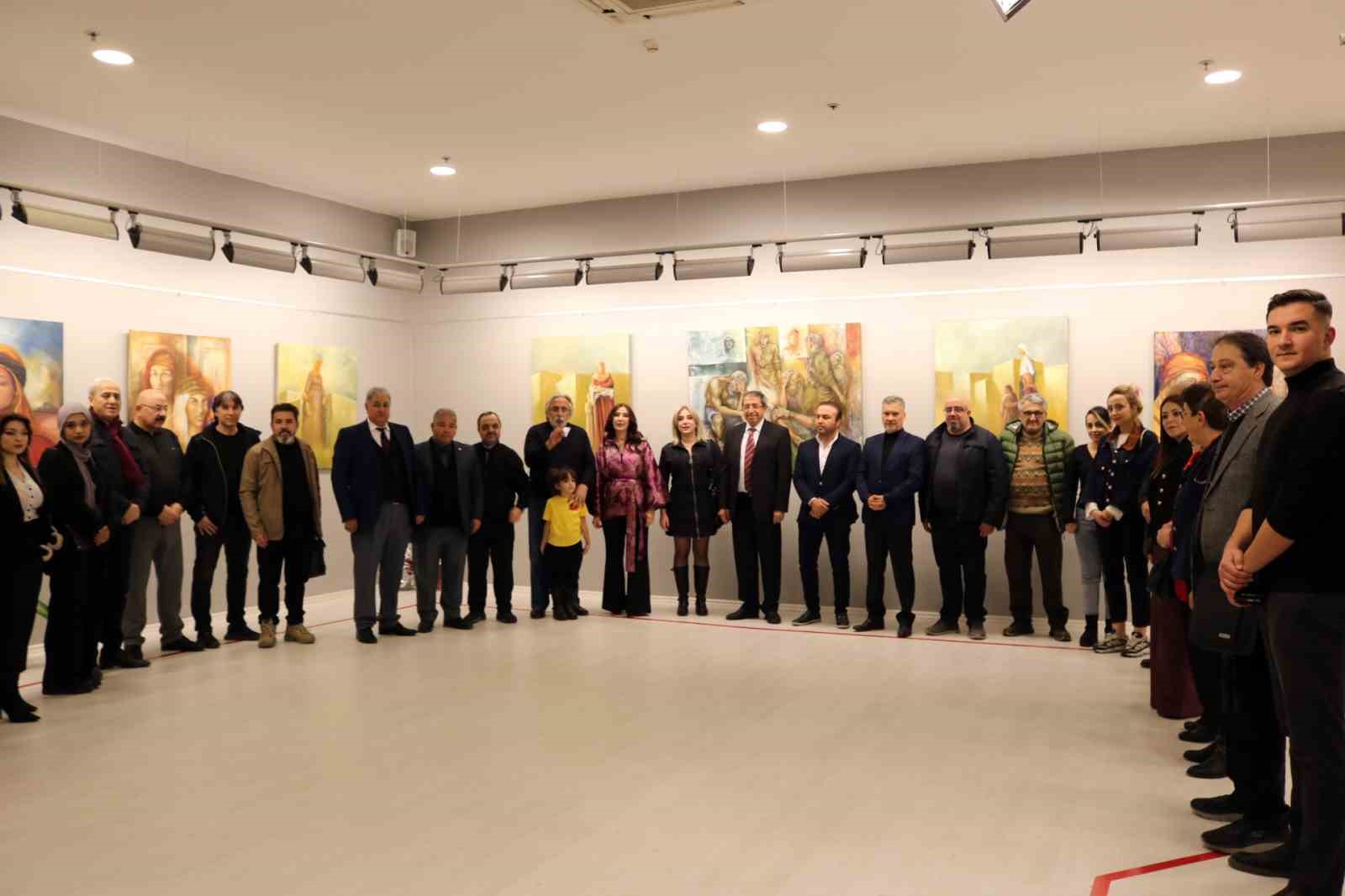 SANAT GALERİSİNDE BARAK KÜLTÜRÜNÜ KONU ALAN RESİM SERGİSİ