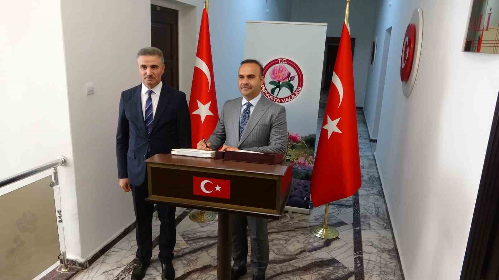 SANAYİ VE TEKNOLOJİ BAKANI ISPARTA'DA ESNAF ZİYARETLERİ GERÇEKLEŞTİRDİ