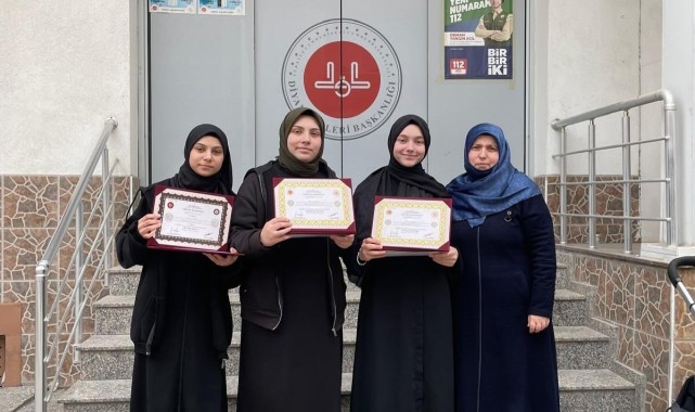 Sinop İl Müftülüğü Türkeli Suffe Hafızlık Yatılı Kız Kur’an Kursu’nda İlk Hafızlar Yetişiyor