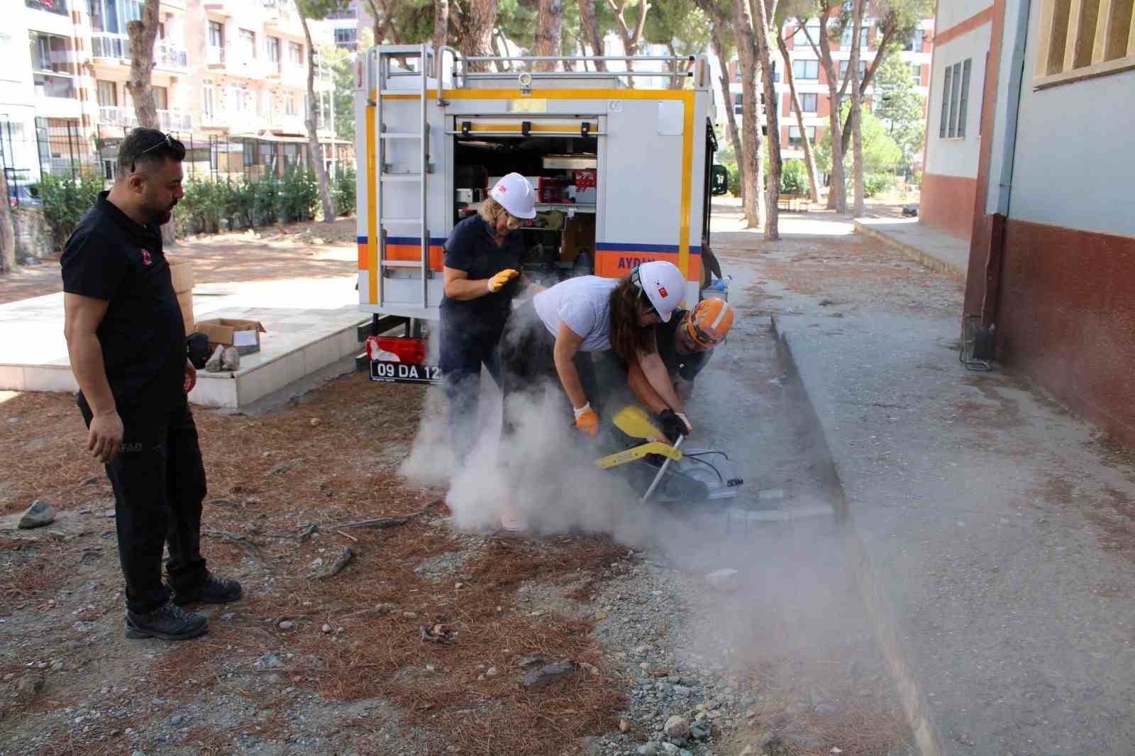 SÖKE’DE AFETLERE HAZIRLIK ÇALIŞMALARI DEVAM EDİYOR