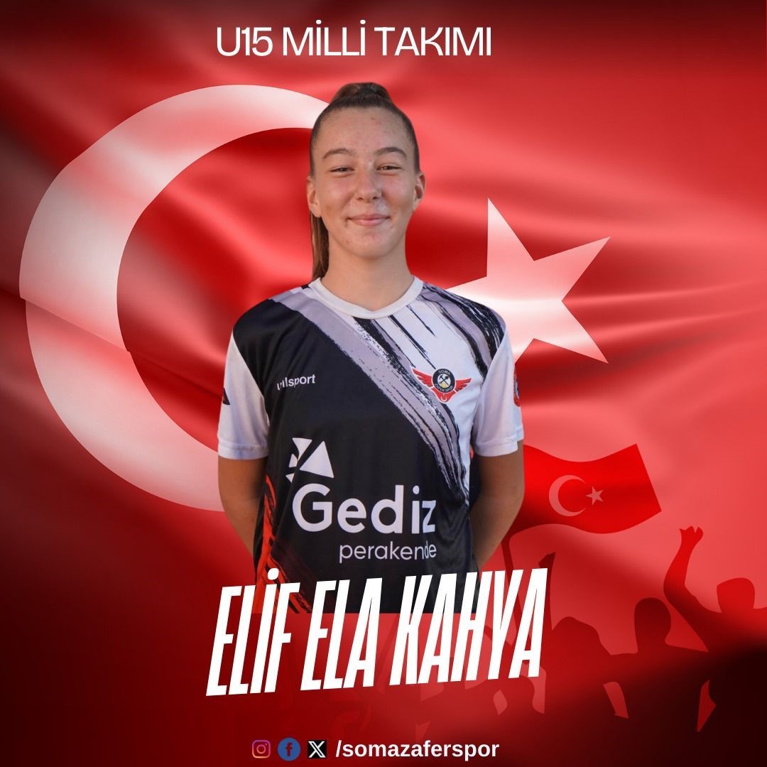 SOMA ZAFER SPOR KULÜBÜ U15 KIZ MİLLİ FUTBOL TAKIMINA 5 SPORCU GÖNDERİYOR