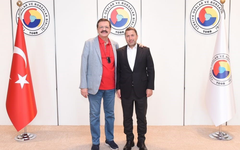 STSO BAŞKANI GÜVEN KUZU, TOBB BAŞKANI RIFAT HİSARCIKLIOĞLU'NU TEBRİK ETTİ