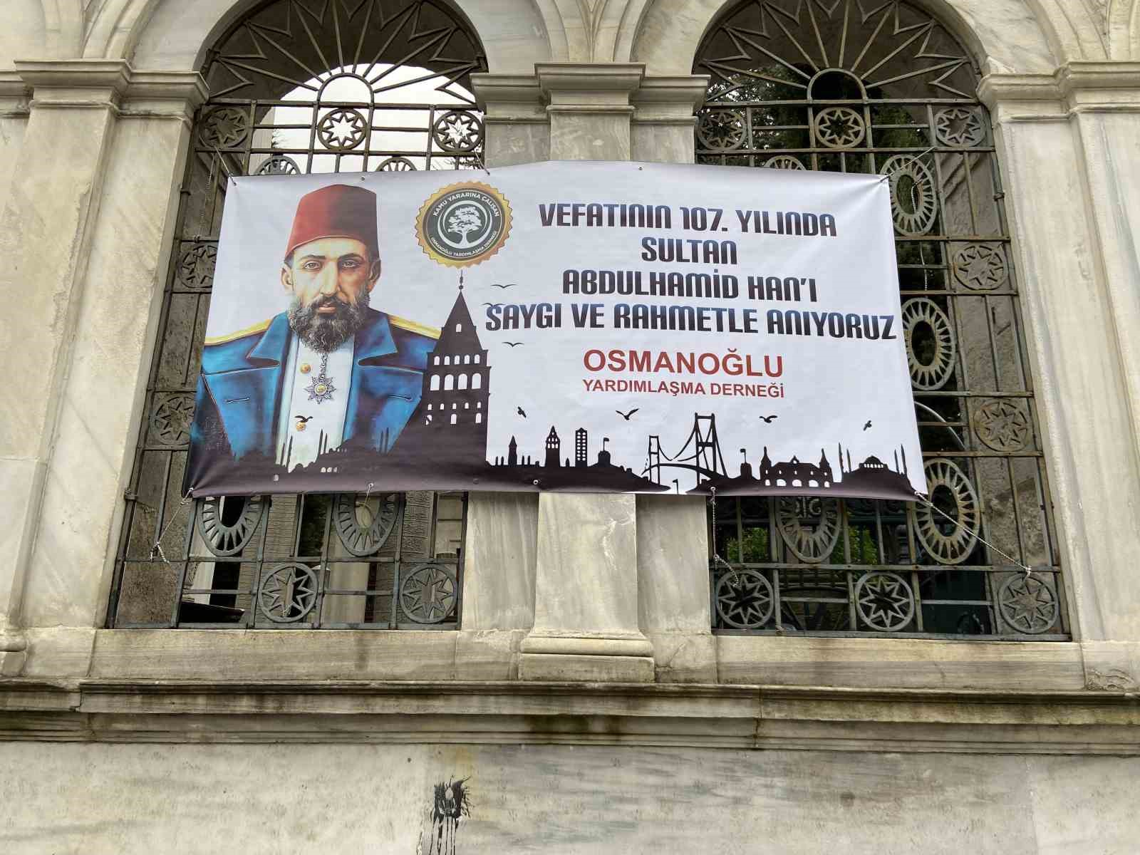 SULTAN ABDÜLHAMİD HAN'IN VEFATININ 107. YILINDA ANMA TÖRENİ