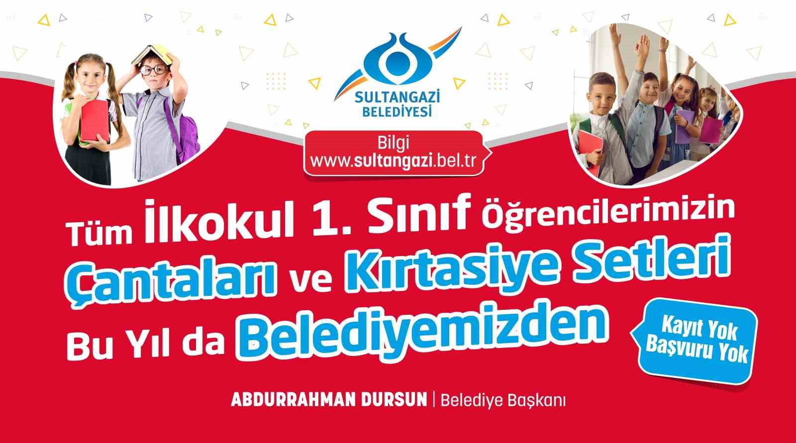 SULTANGAZİ BELEDİYESİ ÖĞRENCİLERİ SEVİNDİRECEK
