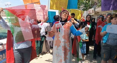 Adıyaman'da Filistin Halkına Destek Mitingi