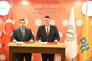AESOB VE ANTALYA PTT BAŞ MÜDÜRLÜĞÜ ARASINDA İŞ BİRLİĞİ PROTOKOLÜ İMZALANDI
