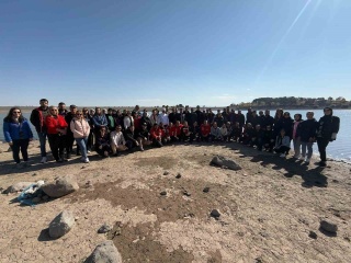 AFAD GÖNÜLLÜLERİ GEBERE BARAJI'NDA BULUŞTU
