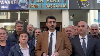 AK PARTİ TEŞKİLATI TUZLUCA İLÇE BAŞKANI TALİP TURAN SALDIRIYI KINADI