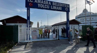 Amasra Limanına Rusya’dan Gelen Kruvaziyer Turistleri