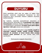 ARTVİN'DE KAR VE BUZLANMA NEDENİYLE OKULLAR BİR GÜN KAPALI