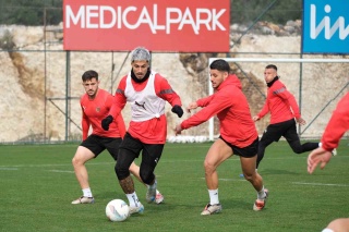 ATAKAŞ HATAYSPOR FENERBAHÇE MAÇI ÖNCESİ SON ANTRENMANINI YAPTI