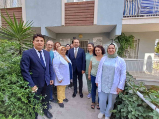AYDIN İL SAĞLIK MÜDÜRÜ EFELER İLÇESİNDE SAĞLIK TESİSLERİNİ ZİYARET ETTİ