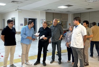 AYDIN İL SAĞLIK MÜDÜRÜ KUŞADASI DEVLET HASTANESİNDE İNCELEMELERDE BULUNDU